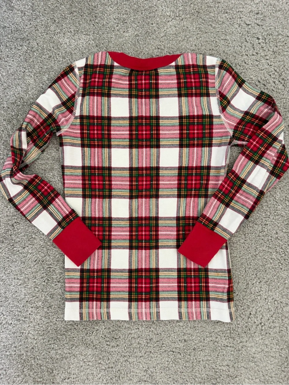 Women’s Hanna Andersson Red and White Plaid Christmas Pajama Set